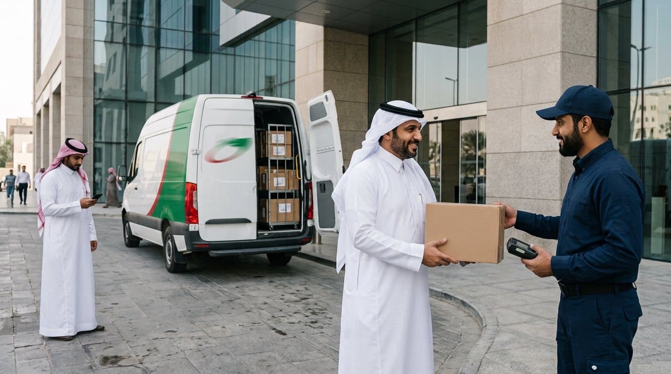 نقل الطرود البريدية